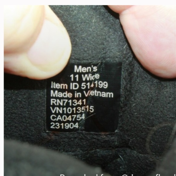 LL Bean Snow Sneaker 5 Black Suede Waterproof Winter Boots Size 11 Wide main image 4